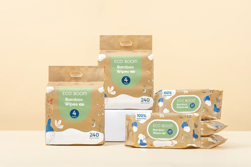 Drėgnos servetėlės - 100% Bambuko pluoštas